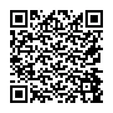 QR-code voor telefoonnummer +26774845682