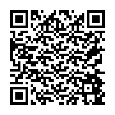 QR-код для номера телефона +26774845721