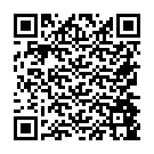 QR-код для номера телефона +26774845776