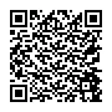 QR-kood telefoninumbri jaoks +26774845790
