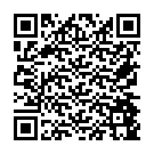 QR код за телефонен номер +26774845793