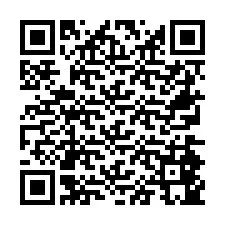 QR-code voor telefoonnummer +26774845848