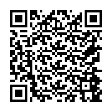 Código QR para número de telefone +26774845861