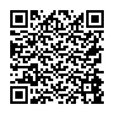 QR-code voor telefoonnummer +26774845864