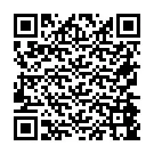 QR-code voor telefoonnummer +26774845872