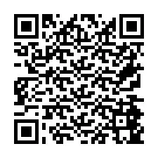 QR-code voor telefoonnummer +26774845881