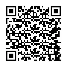 QR kód a telefonszámhoz +26774845891