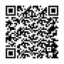 QR-code voor telefoonnummer +26774845895