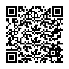 QR Code pour le numéro de téléphone +26774845910