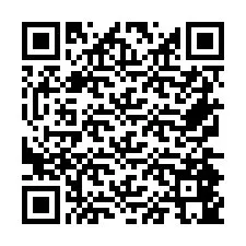 QR код за телефонен номер +26774845967