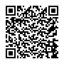 QR-code voor telefoonnummer +26774846001