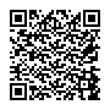 QR Code pour le numéro de téléphone +26774846009