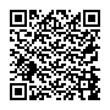 QR код за телефонен номер +26774846010