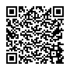 Código QR para número de telefone +26774846019