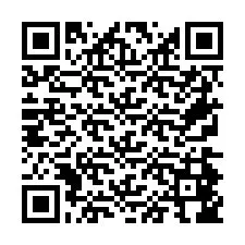 QR-code voor telefoonnummer +26774846041