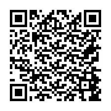 Codice QR per il numero di telefono +26774846065