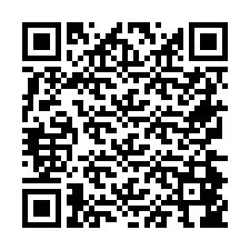 QR Code pour le numéro de téléphone +26774846066