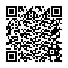Codice QR per il numero di telefono +26774846073