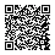 Codice QR per il numero di telefono +26774846079