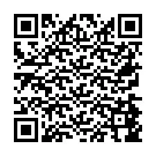 Codice QR per il numero di telefono +26774846114