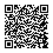 QR код за телефонен номер +26774846136