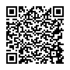 Codice QR per il numero di telefono +26774846160