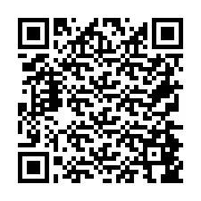 Codice QR per il numero di telefono +26774846161