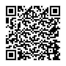 Codice QR per il numero di telefono +26774846186