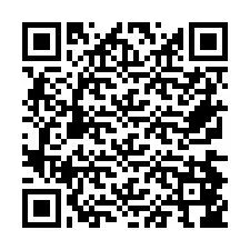 QR-Code für Telefonnummer +26774846207