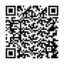 Codice QR per il numero di telefono +26774846220