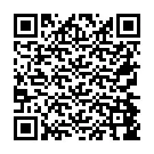 Codice QR per il numero di telefono +26774846230
