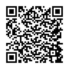 Codice QR per il numero di telefono +26774846236