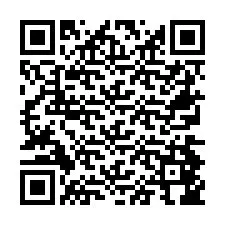 QR Code สำหรับหมายเลขโทรศัพท์ +26774846248