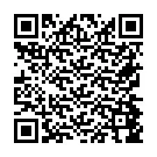 QR Code for Phone number +26774846266