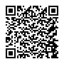 QR-code voor telefoonnummer +26774846371