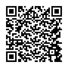 Codice QR per il numero di telefono +26774846372