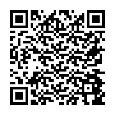 QR код за телефонен номер +26774846386