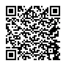 QR код за телефонен номер +26774846395