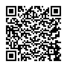 QR-код для номера телефона +26774846410