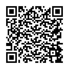 QR-code voor telefoonnummer +26774846412