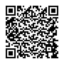 QR код за телефонен номер +26774846462