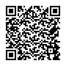 QR-код для номера телефона +26774846477