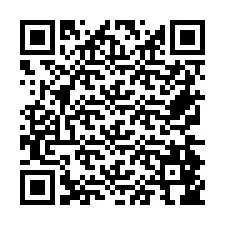 QR код за телефонен номер +26774846527