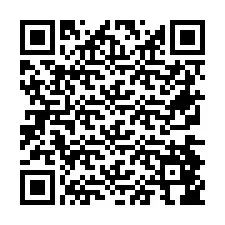 Codice QR per il numero di telefono +26774846602