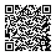 Código QR para número de telefone +26774846621