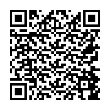 QR-code voor telefoonnummer +26774846624