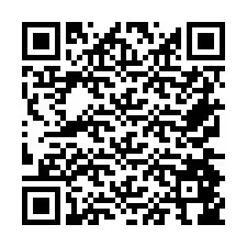 QR код за телефонен номер +26774846737