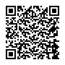 QR-code voor telefoonnummer +26774846802