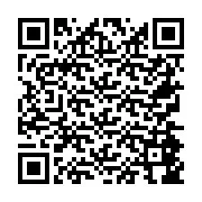 QR-код для номера телефона +26774846874