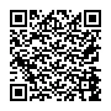 Codice QR per il numero di telefono +26774846885